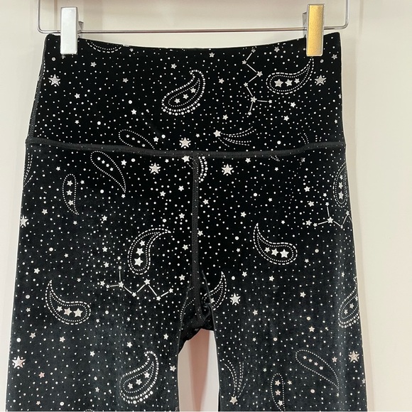 Beach Riot S Velvet Piper Shooting Stars Legging 0170 velour galaxy full length - Picture 4 of 11